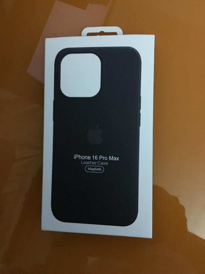 Coque en cuir premium MagSafe pour iPhone 16 Pro Max - Originale et Élégante