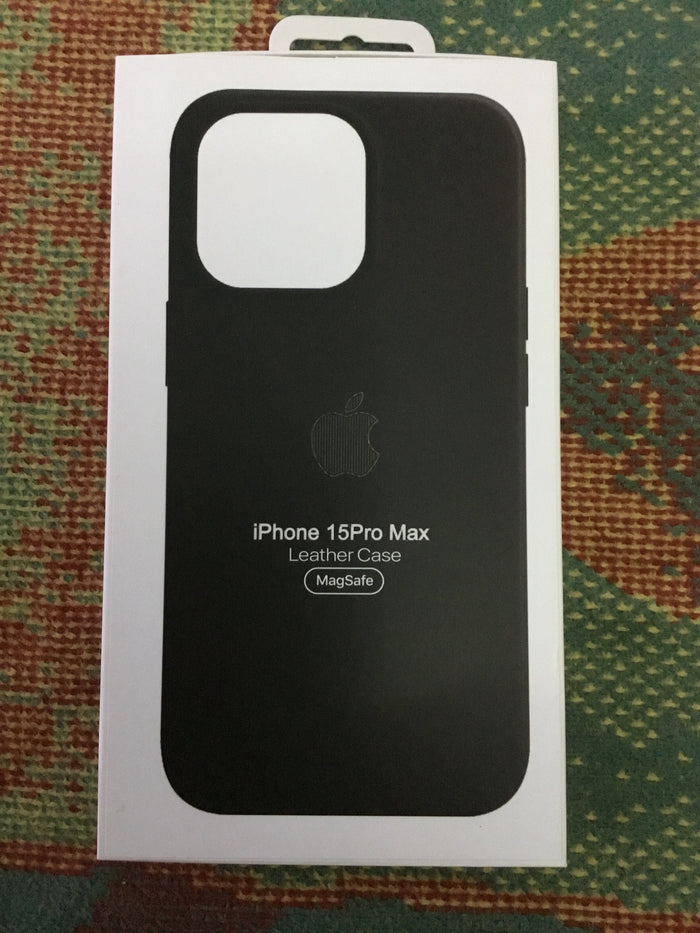 Coque Apple en cuir premium MagSafe pour iPhone 15 Pro - Originale et Élégante