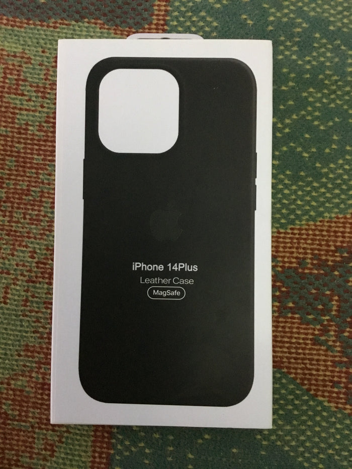 Coque Apple en cuir premium MagSafe pour iPhone 14 Plus - Originale et Élégante