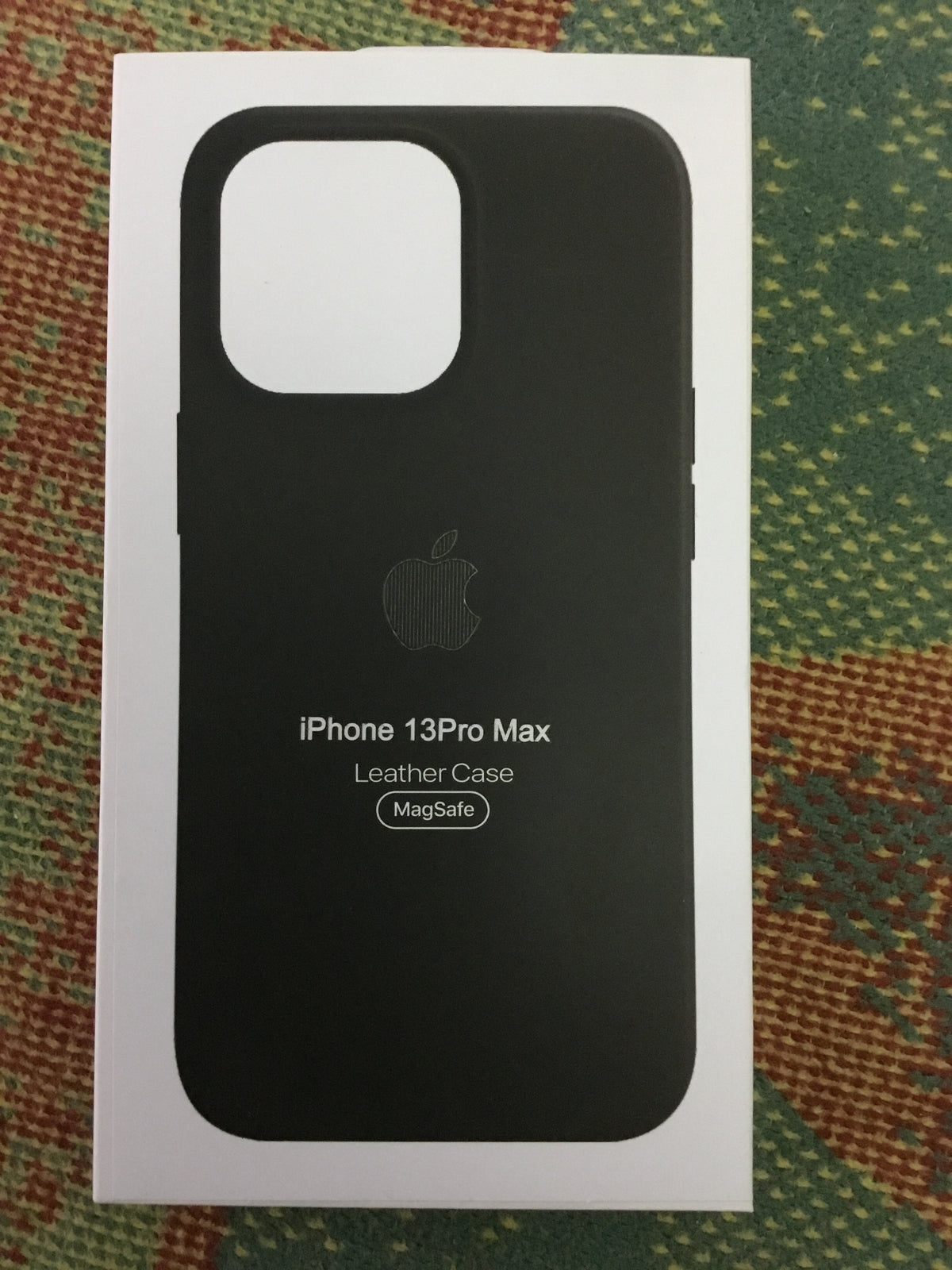 Coque Apple en cuir premium MagSafe pour iPhone 13 Pro Max - Originale et Élégante