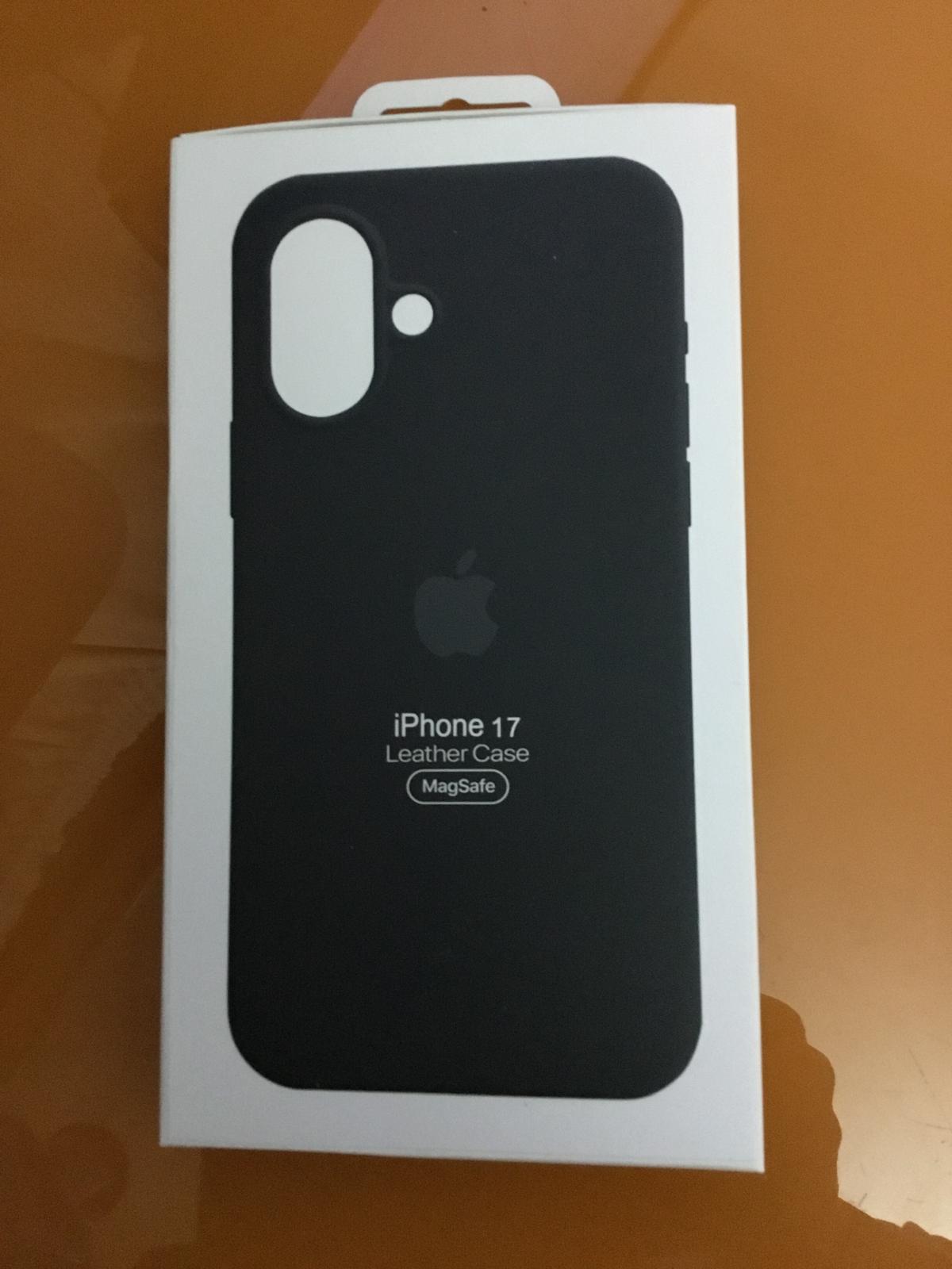 Coque en cuir premium MagSafe pour iPhone 17 - Originale et Élégante
